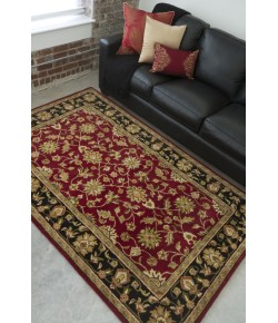 Surya Crowne CRN6013 Garnet Black Area Rug 5 ft. X 8 ft. Rectangle