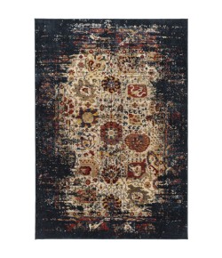 Livabliss Crafty CRT2320 Bright Blue Bright Red Area Rug 2 ft. 6 in. X 7 ft. 10 in. Runner