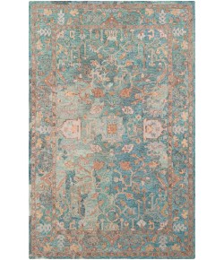 Surya Classic Nouveau CSN1002 Aqua Taupe Area Rug 5 ft. X 7 ft. 6 in. Rectangle