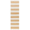 Livabliss Cotone CTE2302 White Camel Area Rug 2 ft. 6 in. X 8 ft. Runner