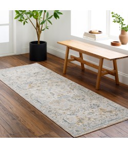 Livabliss Dresden DRE2308 Off-White Taupe Area Rug 2 ft. 7 in. X 7 ft. 3 in. Runner