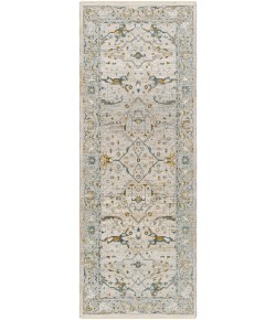 Livabliss Dresden DRE2309 Taupe Off-White Area Rug 2 ft. 7 in. X 10 ft. Runner