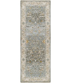 Livabliss Dresden DRE2310 Deep Teal Dusty Sage Area Rug 2 ft. 7 in. X 10 ft. Runner