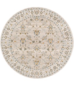 Livabliss Dresden DRE2311 Taupe Off-White Area Rug 7 ft. 10 in. Round Round