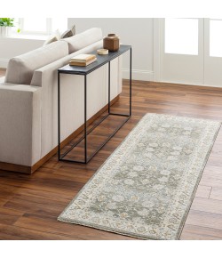 Livabliss Dresden DRE2312 Deep Teal Taupe Area Rug 2 ft. 7 in. X 10 ft. Runner