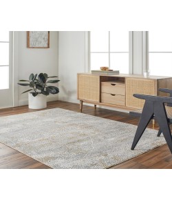 Livabliss Dresden DRE2313 Taupe Light Grey Area Rug 6 ft. 7 in. Round Round