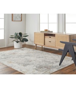 Livabliss Dresden DRE2316 Light Grey Taupe Area Rug 2 ft. 7 in. X 10 ft. Runner