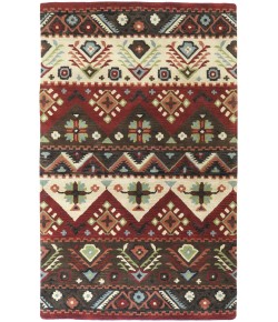 Surya Dream DST381 Dark Red Dark Brown Area Rug 8 ft. Round