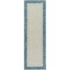 Livabliss Elena EAE2300 Teal Light Gray Area Rug 2 ft. 6 in. X 8 ft. Runner
