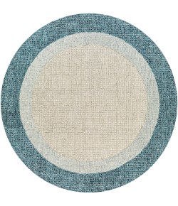 Livabliss Elena EAE2300 Teal Light Gray Area Rug 8 ft. Round Round