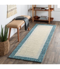 Livabliss Elena EAE2300 Teal Light Gray Area Rug 2 ft. 6 in. X 10 ft. Runner