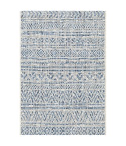 Livabliss Eagean EAG2306 Denim Dark Blue Area Rug 5 ft. 3 in. X 7 ft. 3 in. Oval