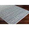 Livabliss Eagean EAG2307 Aqua Black Area Rug 6 ft. 7 in. X 9 ft. Rectangle