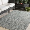 Livabliss Eagean EAG2307 Aqua Black Area Rug 2 ft. X 2 ft. 11 in. Rectangle