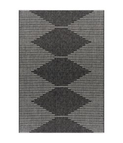 Livabliss Eagean EAG2348 Charcoal Cream Area Rug 6 ft. 7 in. Square