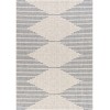 Livabliss Eagean EAG2349 Bright Blue Navy Area Rug 2 ft. 7 in. X 10 ft. Runner