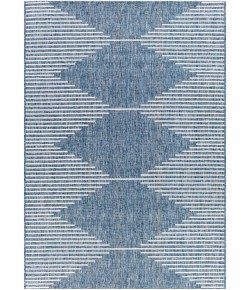 Livabliss Eagean EAG2350 Bright Blue Navy Area Rug 5 ft. 3 in. X 7 ft. 7 in. Rectangle