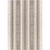 Livabliss Eagean EAG2352 Black White Area Rug 5 ft. 3 in. Round