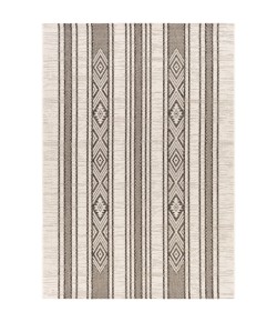 Livabliss Eagean EAG2352 Black White Area Rug 5 ft. 3 in. Round