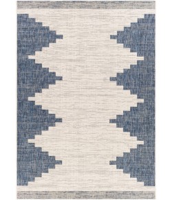 Surya Eagean EAG2355 Bright Blue White Area Rug 7 ft. 10 in. Round
