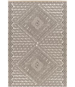 Livabliss Eagean EAG2361 Black White Area Rug 5 ft. 3 in. X 7 ft. 7 in. Rectangle