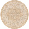 Livabliss Eagean EAG2376 Tan Light Beige Area Rug 6 ft. 7 in. Round