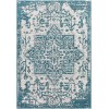 Livabliss Eagean EAG2378 Teal Black Area Rug 7 ft. 10 in. X 10 ft. Oval