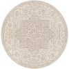 Livabliss Eagean EAG2380 Gray Oatmeal Area Rug 7 ft. 10 in. Round