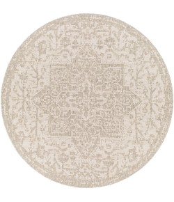 Livabliss Eagean EAG2380 Gray Oatmeal Area Rug 7 ft. 10 in. Round