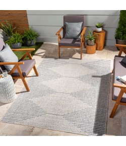 Livabliss Eagean EAG2418 Oatmeal Gray Area Rug 2 ft. X 2 ft. 11 in. Rectangle