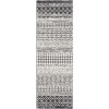 Livabliss Elaziz ELZ2307 Black Light Gray Area Rug 10 ft. Round