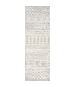 Livabliss Elaziz ELZ2308 Light Gray Medium Gray Area Rug 2 ft. 7 in. X 10 ft. Runner