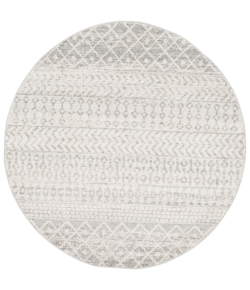 Livabliss Elaziz ELZ2308 Light Gray Medium Gray Area Rug 5 ft. 3 in. Round