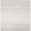 Livabliss Elaziz ELZ2308 Light Gray Medium Gray Area Rug 10 ft. Square