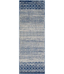Livabliss Elaziz ELZ2345 Dark Blue Medium Gray Area Rug 2 ft. X 3 ft. Rectangle