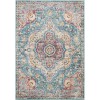 Livabliss Elaziz ELZ2360 Navy Sky Blue Area Rug 2 ft. X 3 ft. Rectangle