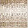 Livabliss Elaziz ELZ2367 Light Grey Taupe Area Rug 6 ft. Square Square