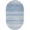 Livabliss Elaziz ELZ2368 Light Grey Pewter Area Rug 3 ft. X 5 ft. Oval Oval