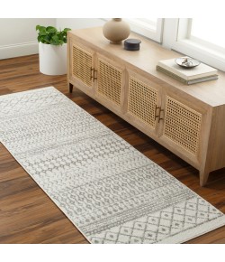 Livabliss Elaziz ELZ2369 Light Grey Taupe Area Rug 2 ft. 7 in. X 20 ft. Runner