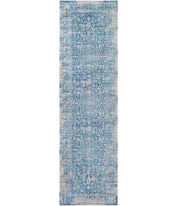 Livabliss Ephesians EPC2300 Sky Blue Saffron Area Rug 2 ft. 7 in. X 9 ft. Runner