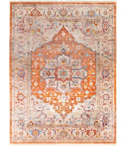 Livabliss Ephesians EPC2304 Burnt Orange Pale Pink Area Rug 7 ft. 10 in. X 10 ft. 2 in. Rectangle