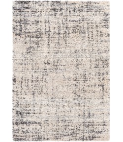 Livabliss Eskimo Shag ESG2300 Black Light Beige Area Rug 6 ft. 7 in. X 9 ft. Rectangle