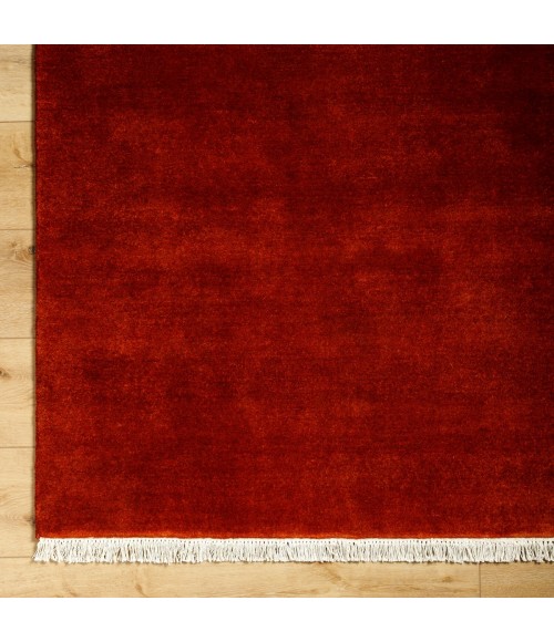 Surya Evergreen Red EVG-2306 8 ft. X 8 ft. Square Rug