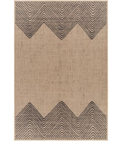 Livabliss Ez Jute EZT2314 Khaki Grey Area Rug 2 ft. 6 in. X 8 ft. Runner