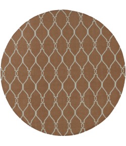 Surya Fallon FAL1008 Medium Brown Dusty Sage Area Rug 8 ft. X 8 ft. Round