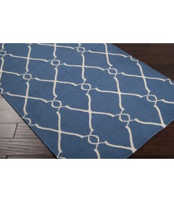 Surya Fallon FAL1011 Dark Blue Beige Area Rug 8 ft. Round