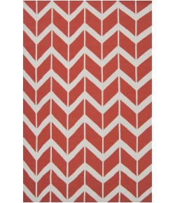 Surya Fallon FAL1054 Bright Orange Beige Area Rug 3 ft. 6 in. X 5 ft. 6 in. Rectangle