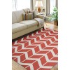 Surya Fallon FAL1054 Bright Orange Beige Area Rug 3 ft. 6 in. X 5 ft. 6 in. Rectangle