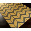 Surya Fallon FAL1088 Bright Yellow Charcoal Area Rug 2 ft. 6 in. X 8 ft. Runner
