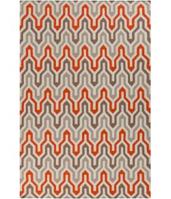 Surya Fallon FAL1103 Bright Orange Taupe Area Rug 2 ft. 6 in. X 8 ft. Runner